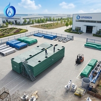 Containerisierte Mobile Wasserrückgewinnungsanlage mit Geringer Wartung MBR MBBR Abwasserbehandlungsanlage für Baustellen und Abgelegene Camps