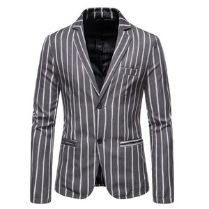 Blazer da uomo autunno moda quotidiano monopetto <span class=keywords><strong>stile</strong></span> Casual Blazer Casual <span class=keywords><strong>stile</strong></span> sciolto <span class=keywords><strong>abbigliamento</strong></span> <span class=keywords><strong>maschile</strong></span> - Product Image 4