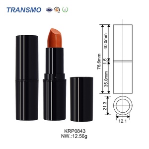 Tube de rouge à lèvres en plastique rond en gros, tubes de baume à lèvres, flacon de brillant à lèvres avec bouchon, emballage de baume à lèvres - Product Image 2