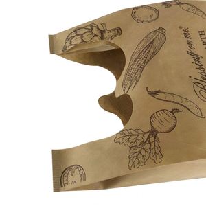 Sac non tissé imperméable de dernière génération avec découpe en U, en tissu non tissé laminé doré, sac portable pour vêtements et t-shirts - Product Image 4