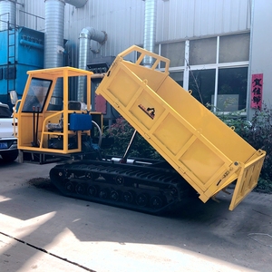 Chargeur compact sur chenilles de 3500 kg, chargeur de tracteur, transporteur à chenilles, moteur diesel, moment de charge élevé, capacité de la benne de 1,3 m3 pour palmier - Product Image 4