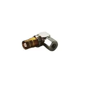 1.6/5.6 din antenna Female Bulkhead Right Angle Clamp 75ohm L9 Jack rf coaxial Connector For 2YCCY Cable