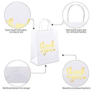 SP1026 Bio-degradable Foldable Recyclable Modern Fashion Reusable Origin Kraft Gift <b>Shoes</b> Clothing Packaging Paper Bag - Product Image 4