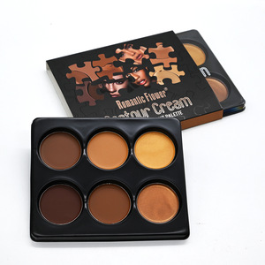 Paleta de Maquillaje de 6 Tonos para Contorno e Iluminación Facial con Textura Mate y Brillante - Product Image 4