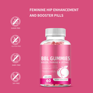 Doğal vitamin BBL Gummies yağ yakma popo kaldırıcı Booster kas stimülatörü kalmak Fit büyütme alt Gummies - Product Image 2