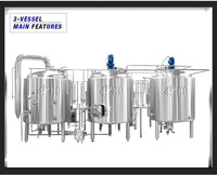 Système d'équipement de brasserie automatique tout-en-un, cuve de fermentation de 1000 L pour hôtels