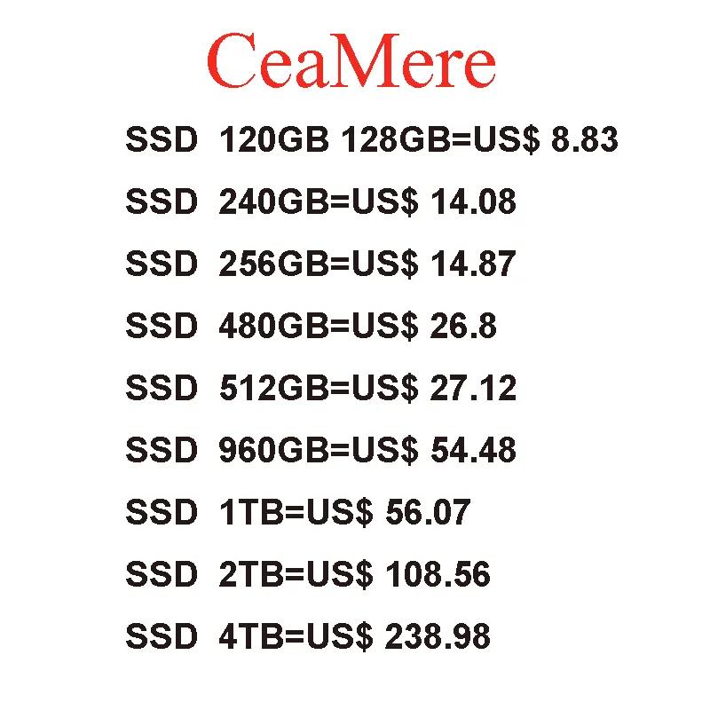 CeaMere – disque dur interne SSD SATA3 2.5 pouces, OEM/ODM, 1 to, 2 to, 240 go, 256 go