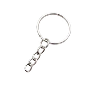 Llavero con cadena y cierre de mosquetón, chapado en plata 925, para la fabricación de pulseras, accesorios de joyería, componente metálico. - Product Image 2