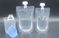 5L eau liquide étanche à l'humidité poche bec buse Mylar papier d'aluminium 7L bec buse 3L jus gelée boisson vin emballage sac