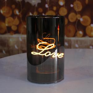 Artículos Populares: Lámpara LED de Neón Blanco Cálido de 9*15cm, de Madera, Cobre y Plástico, para Mesita de Noche, Escritorio, Decoración Navideña - Product Image 2