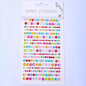 Musique Festival Fête Visage Bijoux Décoration Strass Cristal Enfants Jouets DIY Diamant Stickers Maquillage des yeux Ongles auto-adhésifs - Product Image 5
