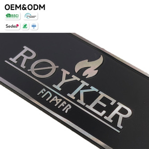 Targhetta in Alluminio Spazzolato Personalizzata con Logo OEM <span class=keywords><strong>Pantera</strong></span> per Settore Automobilistico e Attrezzature Outdoor - Product Image 2