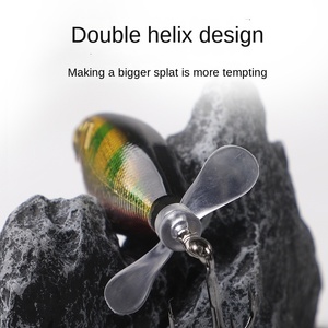 Mini Surface Tracteur Leurre Appât Flottant Eau Double Vis Boue Conception 6g/11g Perche Pêche Mandarin En Plastique Appât <span class=keywords><strong>Carpe</strong></span> - Product Image 4