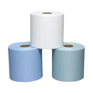 Excelente rolos de limpador quente vender papel descartável 30*38cm 60gsm Azul Enhanced Industrial Cleanroom PP Meltblown Rolo De Papel