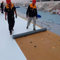 Membrane d'étanchéité auto-adhésive TPO Mingze pour toitures en métal, béton, bois, taille personnalisée, garantie 5 ans
