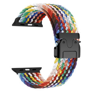 Bracelet de montre sport en nylon léger et doux pour la peau, de qualité supérieure, pour <span class=keywords><strong>Apple</strong></span> <span class=keywords><strong>Watch</strong></span> 49 <span class=keywords><strong>mm</strong></span>, 46 <span class=keywords><strong>mm</strong></span>, 45 <span class=keywords><strong>mm</strong></span>, 44 <span class=keywords><strong>mm</strong></span>, 41 <span class=keywords><strong>mm</strong></span>, 40 <span class=keywords><strong>mm</strong></span> - Product Image 5