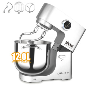 Mélangeur à pâte professionnel DSP 12L en acier inoxydable avec contrôle numérique pour boulangerie à usage commercial - Product Image 1