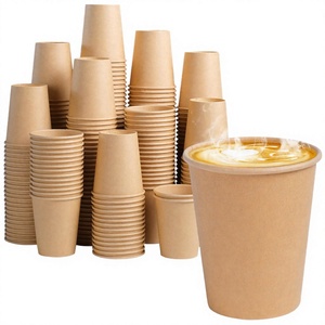 Waterproof Eco-Friendly <b>Disposable</b> Paper <b>Cups</b> for Coffee Tea Soft Drinks-Wholesale Distribution - Product Image 2
