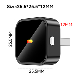 2 in 1 <b>Wireless</b> CarPlay <b>Adapter</b> with Button Portable Built-in WiFi Plug & Play Compact Design for iOS Android Auto - Product Image 3