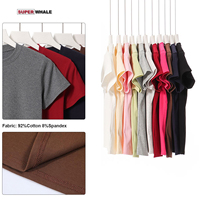 Offre Spéciale Slim Fit Summer Casual Col rond Cropped Top T-shirts pour femmes avec logo personnalisé