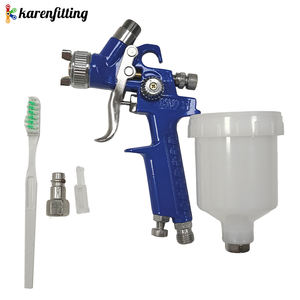 Pistola de Pintura por Gravedad H2000 Mini HVLP, Pistola de Aire Neumática Profesional para Recubrimiento Automotriz - Product Image 3