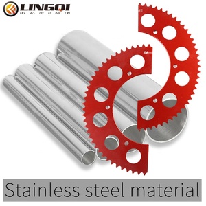 Piñón Trasero LINGQI RACING <span class=keywords><strong>420</strong></span> 42T para Motocicleta, Scooter, ATV, Go Kart, Quad, Motocicletas Todoterreno - Product Image 2