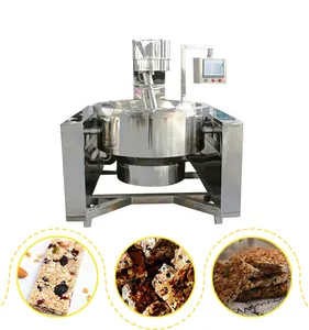 Ligne de production automatique de céréales au chocolat muesli Gruau au chocolat muesli croquant barre de snack avec le prix d'usine