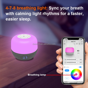 Máquina de Sonido WiFi para Bebés con Luz Nocturna, Entrenador de Sueño, Constructor de Rutinas, Despertador con Aviso de Hora de Levantamiento, Relajante de Ruido Blanco para Dormitorio Infantil - Product Image 6