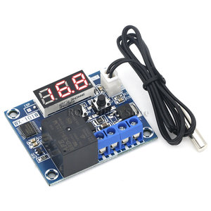 WX-101W เครื่องควบคุมอุณหภูมิแบบดิจิตอล 12V DC 15A พร้อมเซ็นเซอร์สำหรับเครื่องทำน้ำอุ่น - Product Image 2