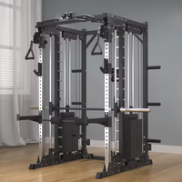 Equipo de Gimnasio Funcional de Acero, Máquina Smith Multifuncional para Entrenamiento de Fuerza y Culturismo, Gimnasio Chahang