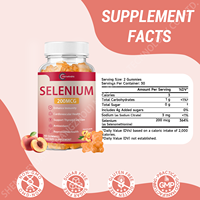 Compléments de sélénium en marque privée OEM, gommes sans sucre, antioxydant, reproduction, immunité, métabolisme, santé cardiovasculaire