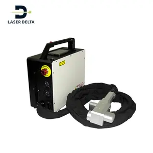 Small Backpack Fiber Laser Pulse 100W Handheld Laser Cleaning Machine 50W Laser Rust Remover