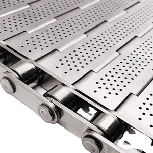 Ağır paslanmaz çelik Metal tel örgü delikli zincir bağlantı plaka konveyör bandı soğutma için kömür briket olabilir - Product Image 3