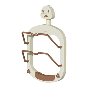 Pot Lid And Pan Holder Wall Mounted Storage <b>Rack</b> With Strong Suction Cup Punch Free <b>Kitchen</b> Organizer Rectangle Shape - Product Image 1