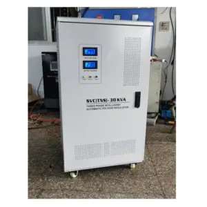 Hot Selling 3 Phase 30 Kva Automatic Servo Voltage Stabilizer Regulator