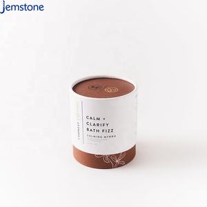 Caja de Cartón Reciclable para Productos de Baño, Diseño Personalizado, Caja Cilíndrica para Cuidado de la Piel, Tubo de Papel para Bombas de Baño - Product Image 4