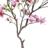 JINCHEN ARTS Hochwertiger Umweltfreundlicher Künstlicher Magnolienbaum mit Jade-Stamm, Handgefertigt, 180cm, aus Kunststoff und Eisendraht, für Zuhause