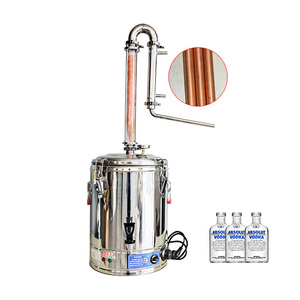 Columna de cristal de condensador de cobre con enchufe de 33L, malla de cobre integrada, accesorios de destilería para cerveza privada - Product Image 1