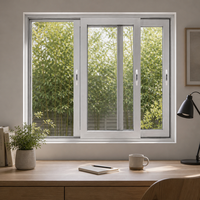 Portes coulissantes en verre extérieures modernes et fenêtres coulissantes en aluminium à double vitrage isolant pour balcon de maison