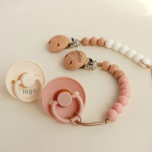 Vendita diretta Logo personalizzato peluche sonno biberon e ciucci BPA Free lattice dentiere bambino ciuccio con scatole - Product Image 2