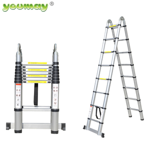 Nhôm gấp có thể điều chỉnh di động Kính thiên văn Thang nhôm thang at0414a 2.6m <span class=keywords><strong>12.5ft</strong></span> - Product Image 6