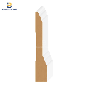 Rodapié de MDF imprimado, molduras de <span class=keywords><strong>madera</strong></span> <span class=keywords><strong>maciza</strong></span>, rodapié moderno de MDF para decoración de edificios - Product Image 4