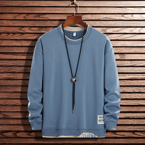 Pull en velours décontracté à manches longues pour homme – Nouvelle tendance printemps, marque très prisée, chemise de base automne, confortable et respirant - Product Image 4