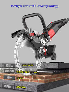 Machine de découpe de murs en béton électrique entièrement automatique, <span class=keywords><strong>scie</strong></span> à anneau pour la construction résidentielle et la décoration intérieure - Product Image 2