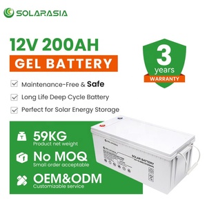 Batería de <span class=keywords><strong>Gel</strong></span> 12v 100ah 120ah 150ah 200ah 250ah Tipo VRLA para Uso Doméstico - Product Image 6
