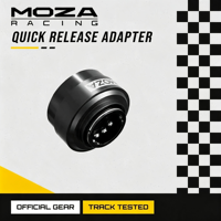 Adaptateur à dégagement rapide MOZA Racing compatible PC, boîtier en alliage d'aluminium de qualité aéronautique, noir, moulage privé, qualité Chine continentale