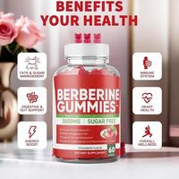 Gummies de soutien immunitaire et antioxydant à l'extrait de curcuma et à la berbérine pour adultes - Qualité alimentaire