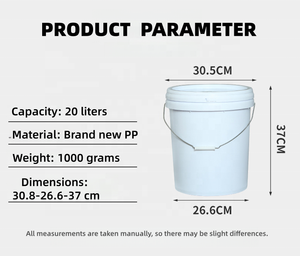 Seau en plastique de 20 <span class=keywords><strong>litres</strong></span>, parfait pour le stockage de l'huile d'olive, excellente alternative au baril en chêne pour l'huile alimentaire, emballage - Product Image 2
