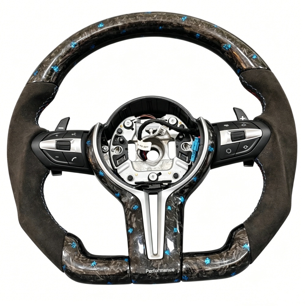 Custom M Flat Volant Lenkrad Steering Wheel (BMW Fitment), photo 3