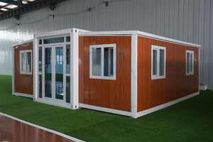 <span class=keywords><strong>Loft</strong></span> conteneur extensible à double aile moderne | Hauts plafonds + mezzanine | Solution de micro-logement urbain pour une vie compacte - Product Image 2